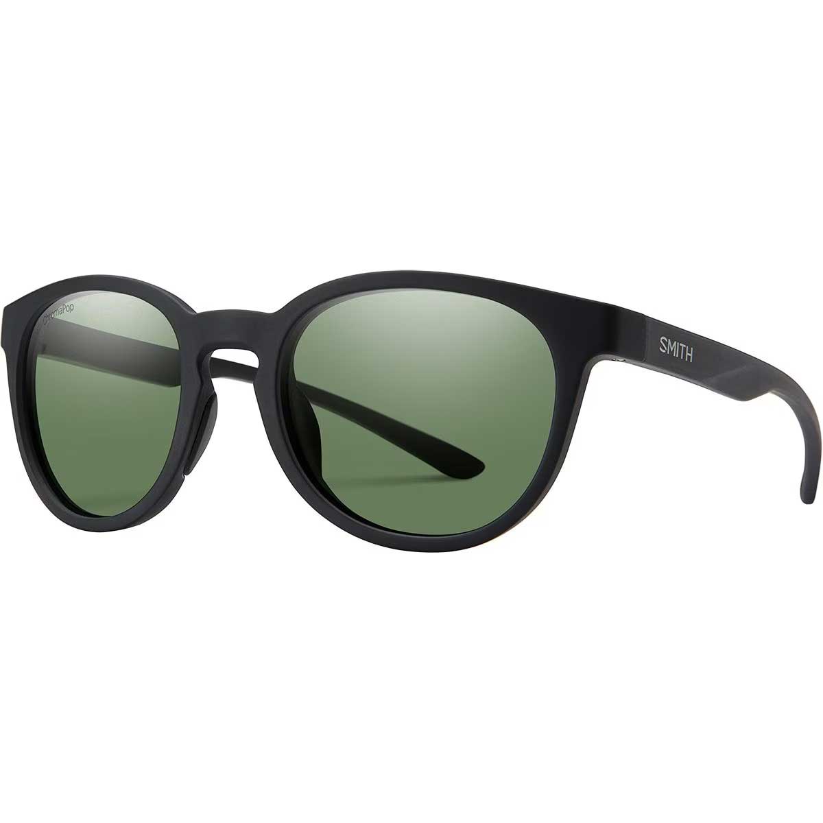 Smith Eastbank Sunglasses Polarized Chromapop in Matte Black with Grey Green